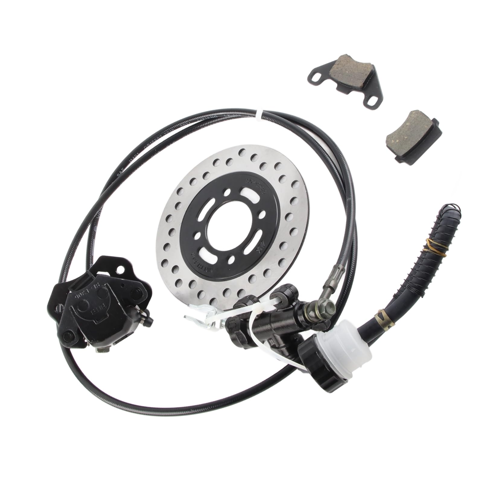 Kit de Cilindro Maestro de Freno Go Kart, Kit de Freno Hidráulico, Kit de Freno Universal Go Karts, Kit de Freno de Disco, Rotor de Disco para 50 110 125 150 200