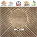 Royal Shade 12' x 12' x 12' Brown Triangle Sun Shade Sail Canopy Outdoor Patio Fabric Screen Awning RTAPT12 - UPF50+ 95% UV Blockage, Heavy Duty, Water & Air Permeable (We Make Custom Size)