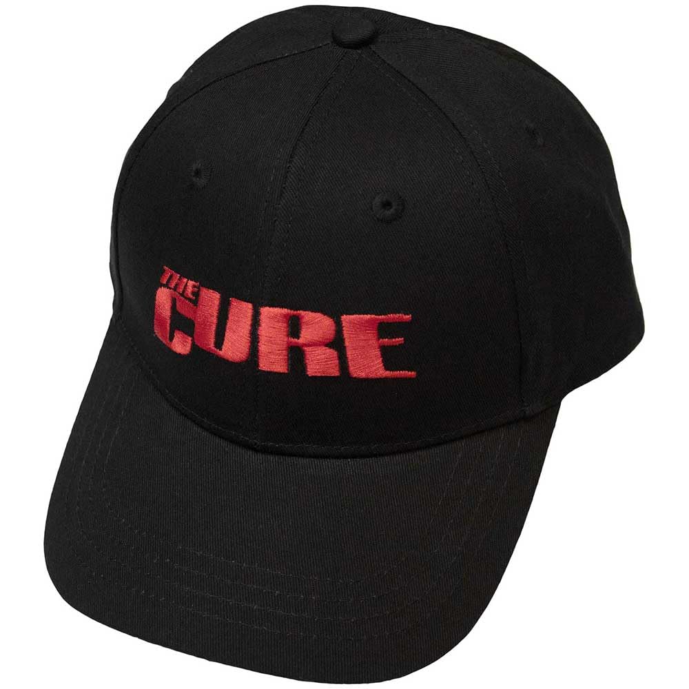 Rock Off Officially Licensed Products The Cure Band Logo Baseball Cap One Size Black