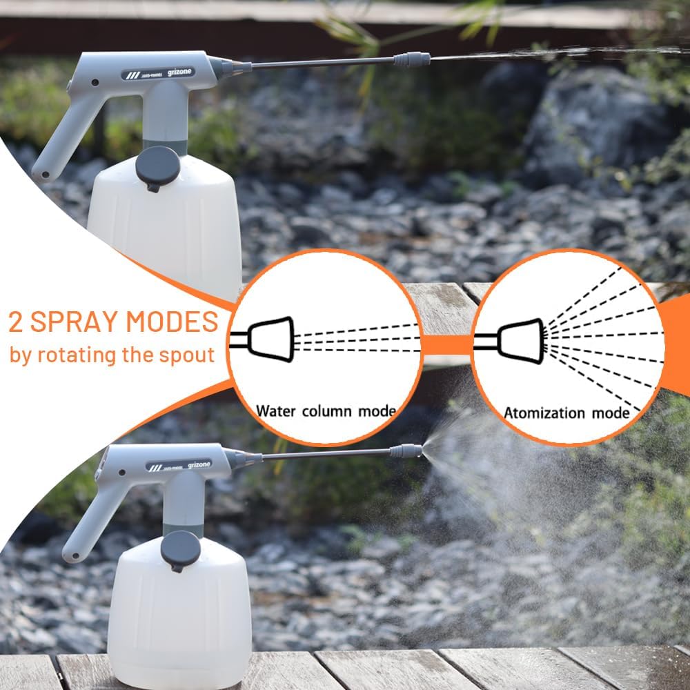 Electric Plant Mister Sprayer, Large Capacity Rechargeable for Indoor & Garden, Battery Powered with Adjustable Nozzle & Fine Mist Spray - Image 2
