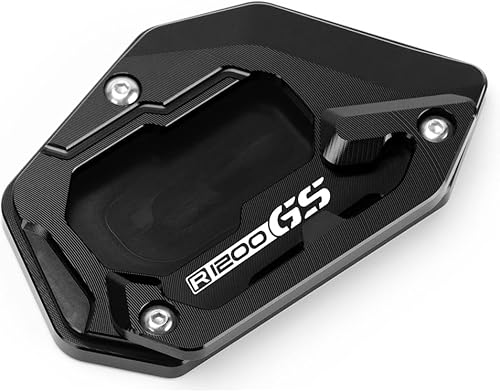 Miniatura 6 de Mokiton Placa de soporte de extensión de soporte lateral para motocicleta compatible con BMW R1200GS LCAdventureRallye  Almohadilla de soporte para