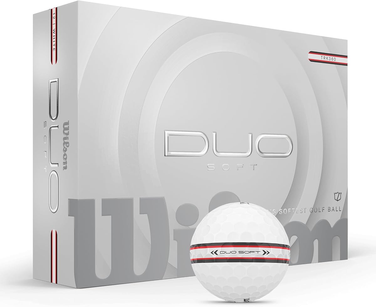 WILSON 2025 Duo Pelotas de golf blandas - 12 bolas