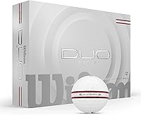Wilson 2025 Duo Soft Golf Balls - World's Softest Ball for Max Distance & Straight Flight - 12 Pack