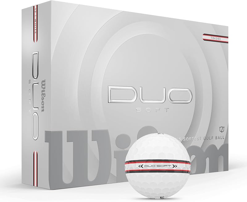 WILSON 2025 Duo Pelotas de golf blandas - 12 bolas