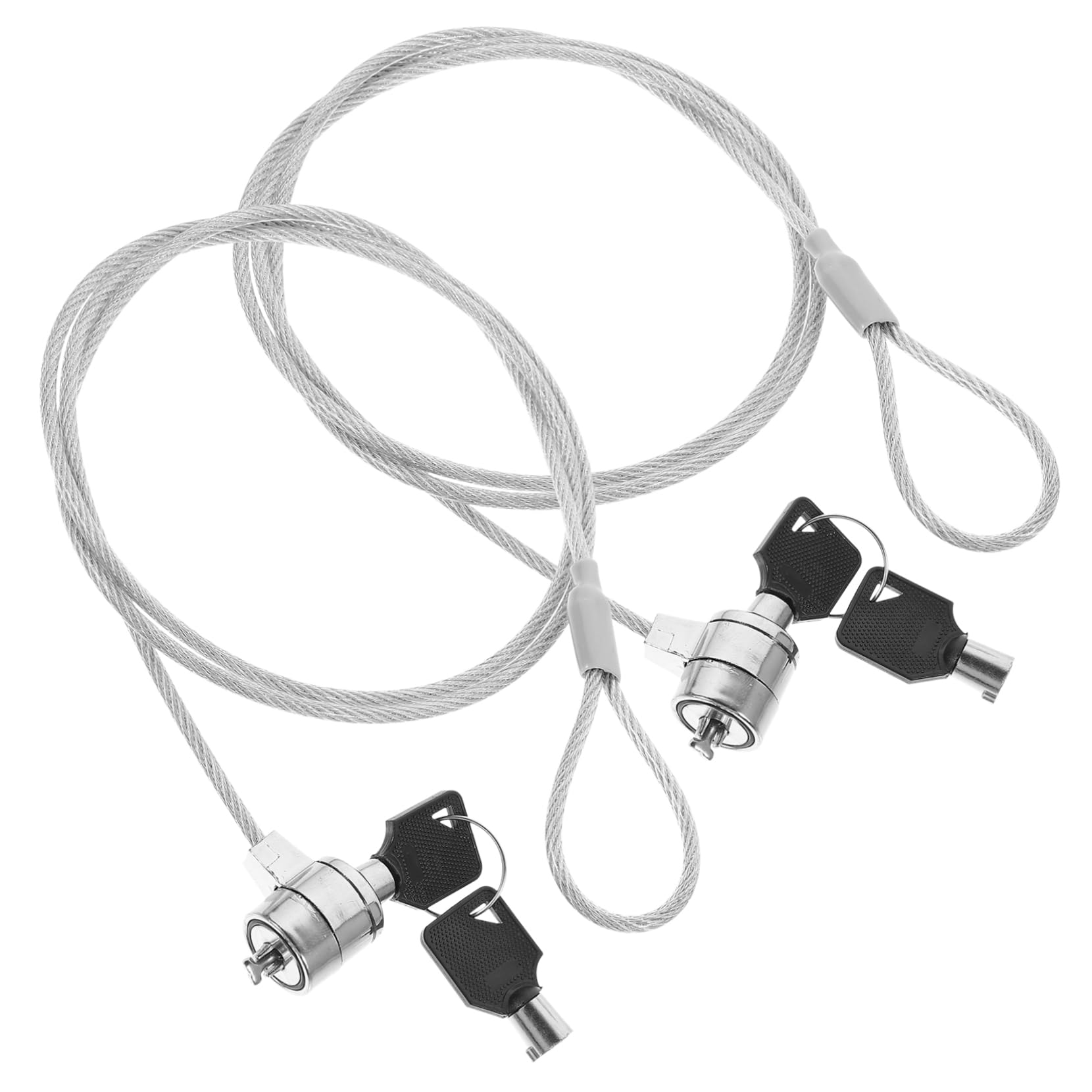 BRIGHTFUFU Laptop Lock Cable Lock for Security Keyed Cable Compatible Most Devices