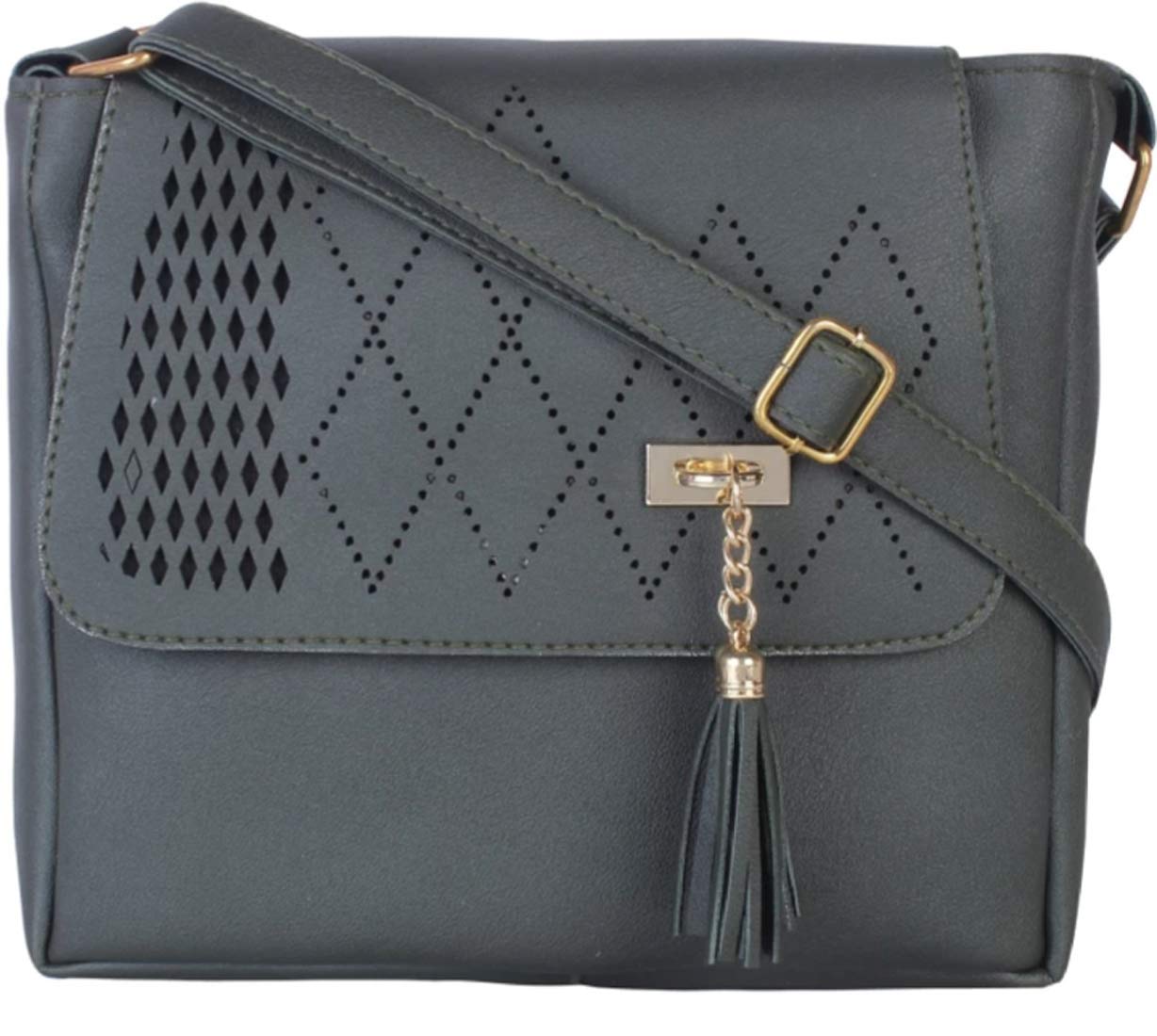 SHAMRIZ Girls Sling Bag (Green) (B085BKT7VG) Amazon Price History, Amazon Price Tracker