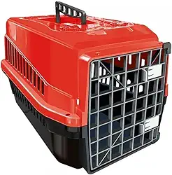 Genérico, Caixa de Transporte p/Pet Animal Grande Porte N5 Vermelho