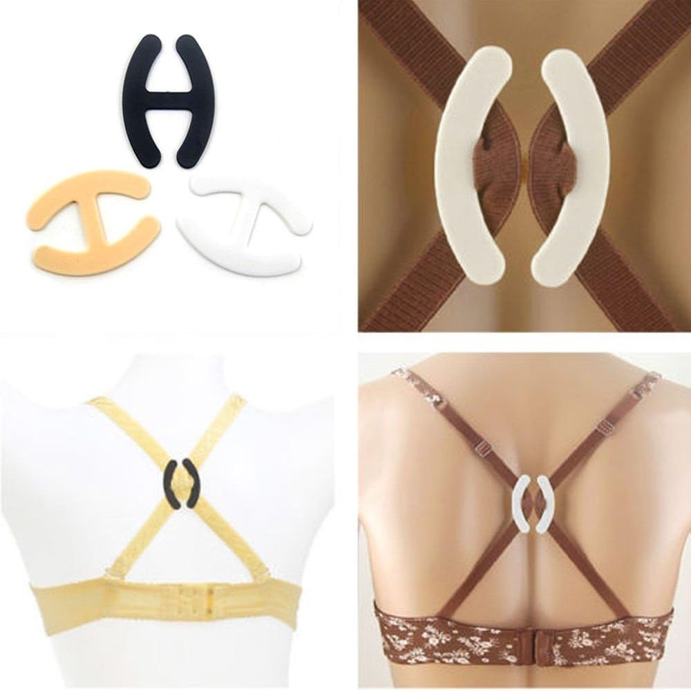 15PCS Sexy Oval Cleavage Control Clips Hide Bra Strap