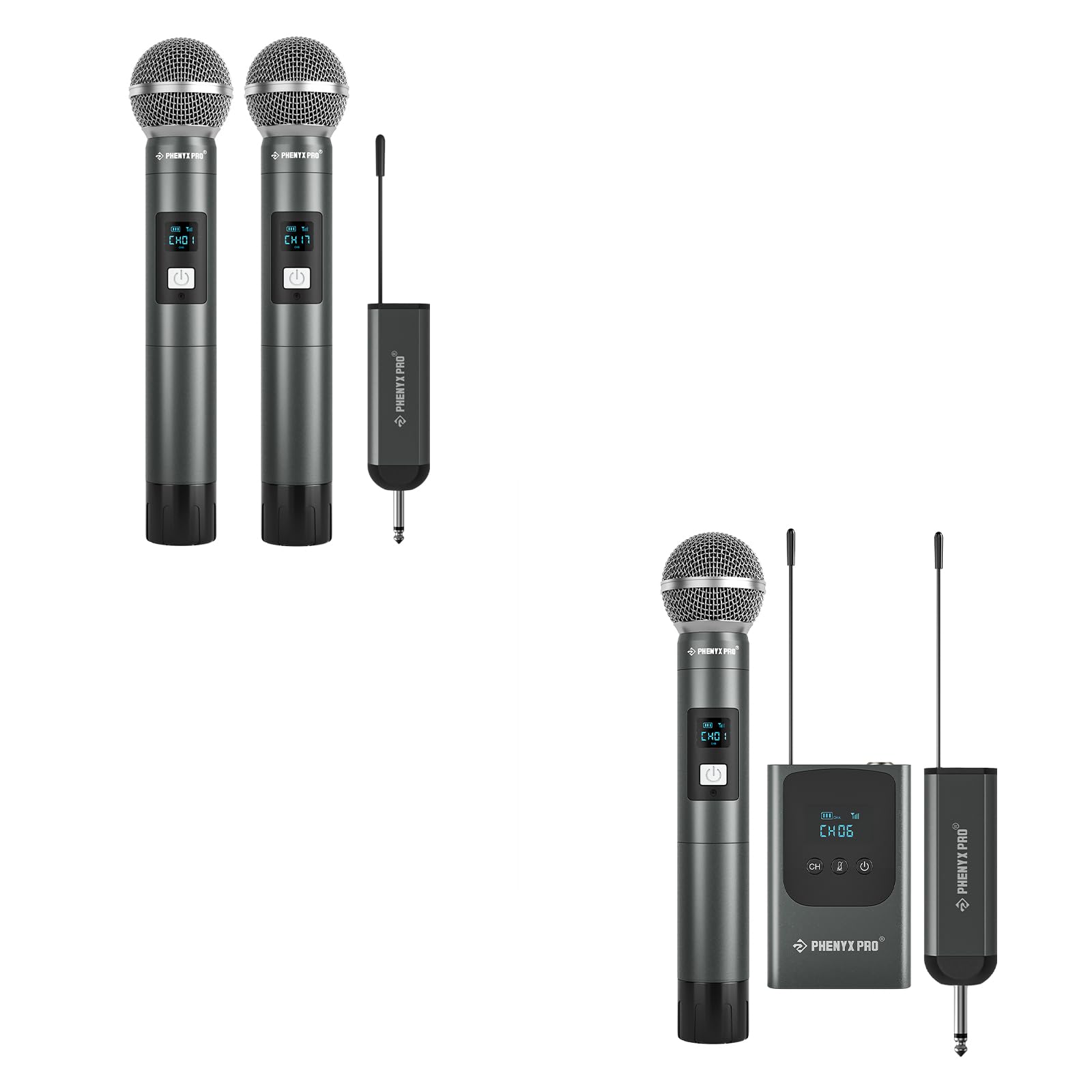 Amazon.com: Phenyx Pro Digital Wireless Microphone System PDP-2-2H