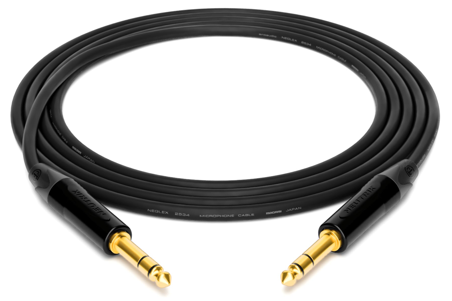 enoaudio Mogami 2534 Quad profesional Cable balanceado | Neutrik 6,3mm TRS | HiFi - 1,0 m