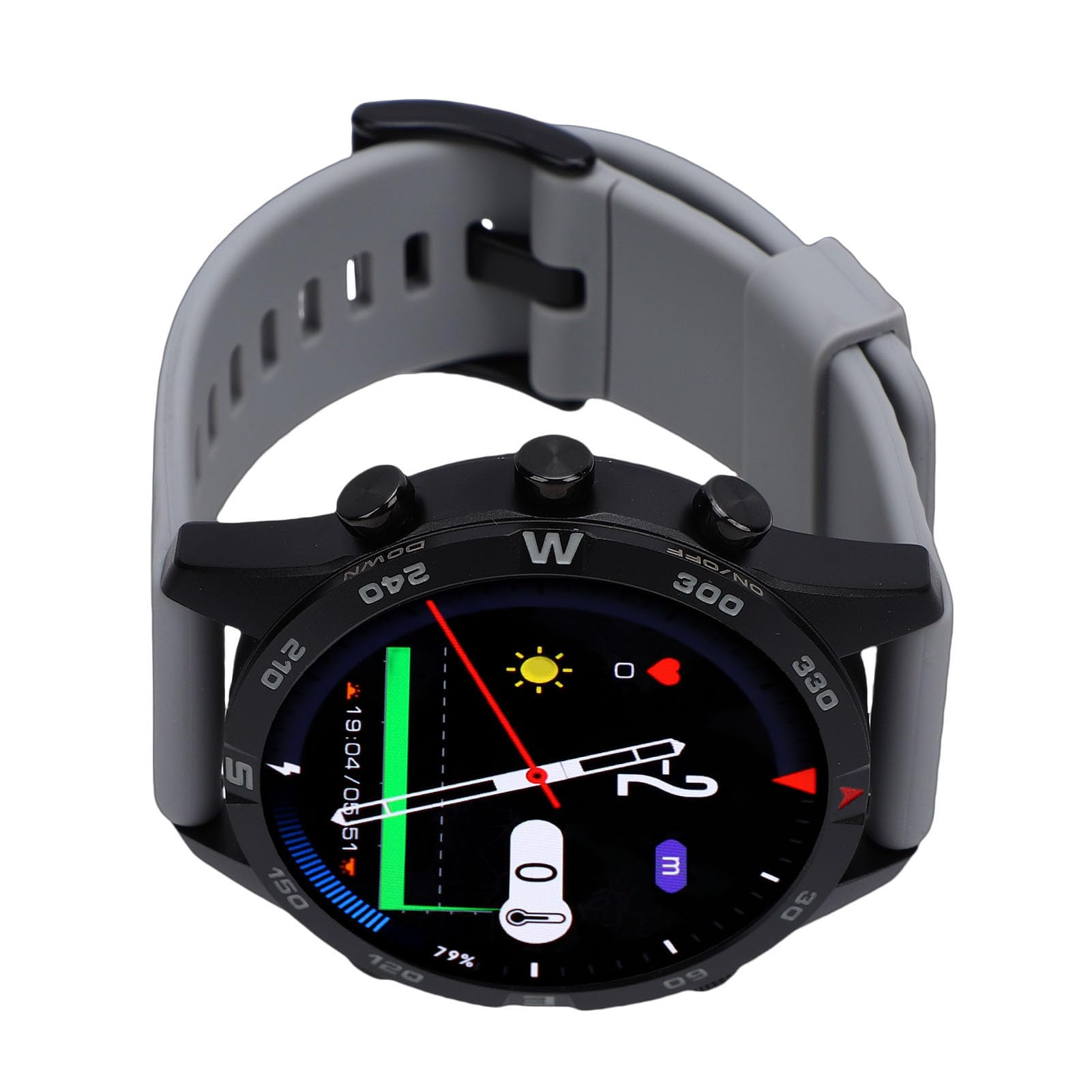 Orologio Sportivo alla Moda Smartwatch da Uomo Resistente e Leggero per la Corsa e L'escursionismo con Schermo da 1,43 Pollici