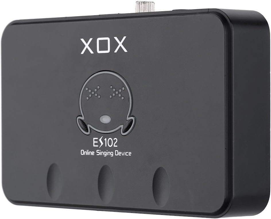 ES102 USB Audio Interface Network Online Singing Device High-Definition Audio Mixer Sound Card for Recording Hosting Speech Home Entertainment Music Appreciation