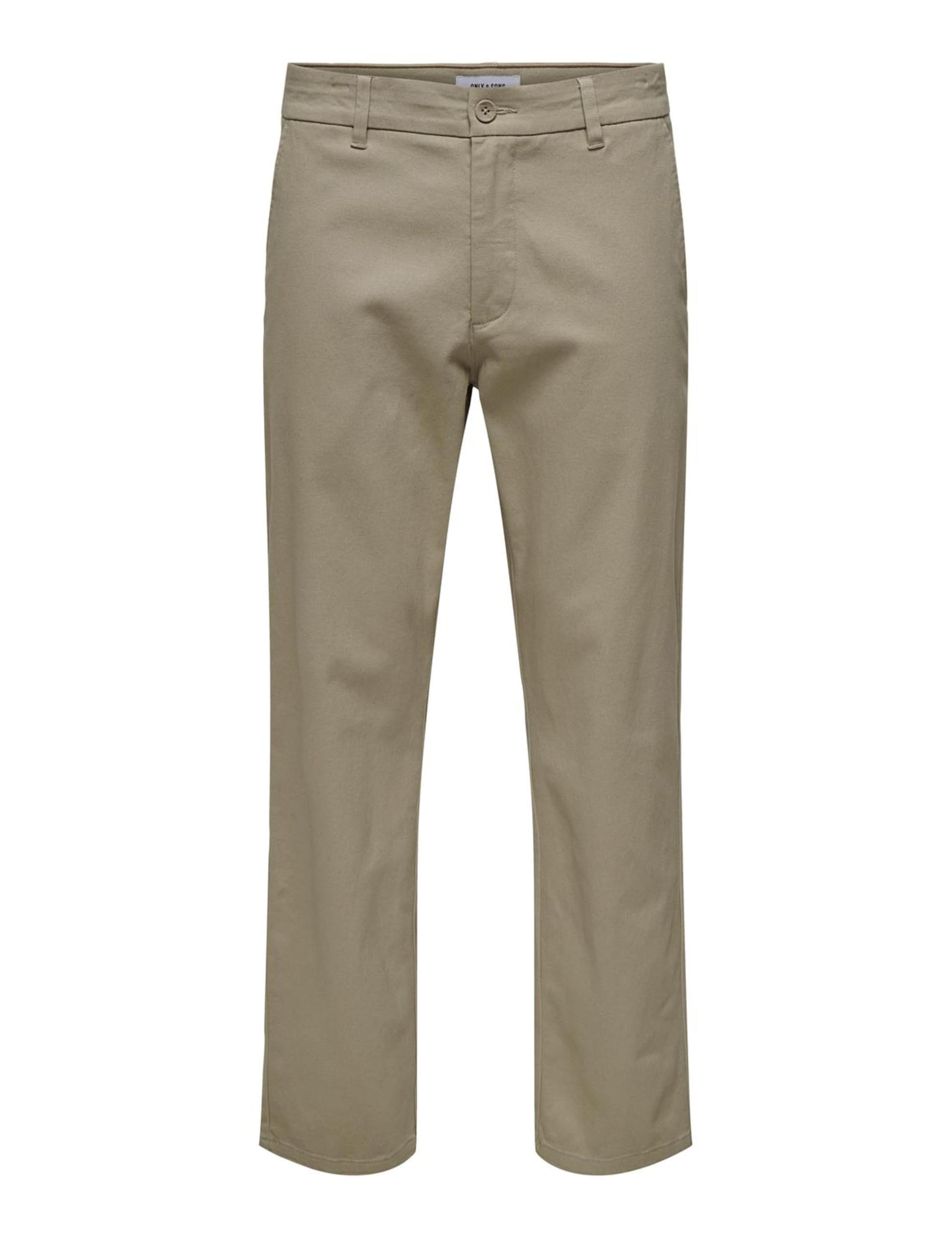 Only Men's Straight Leg Trousers - Chinchilla - 28W L