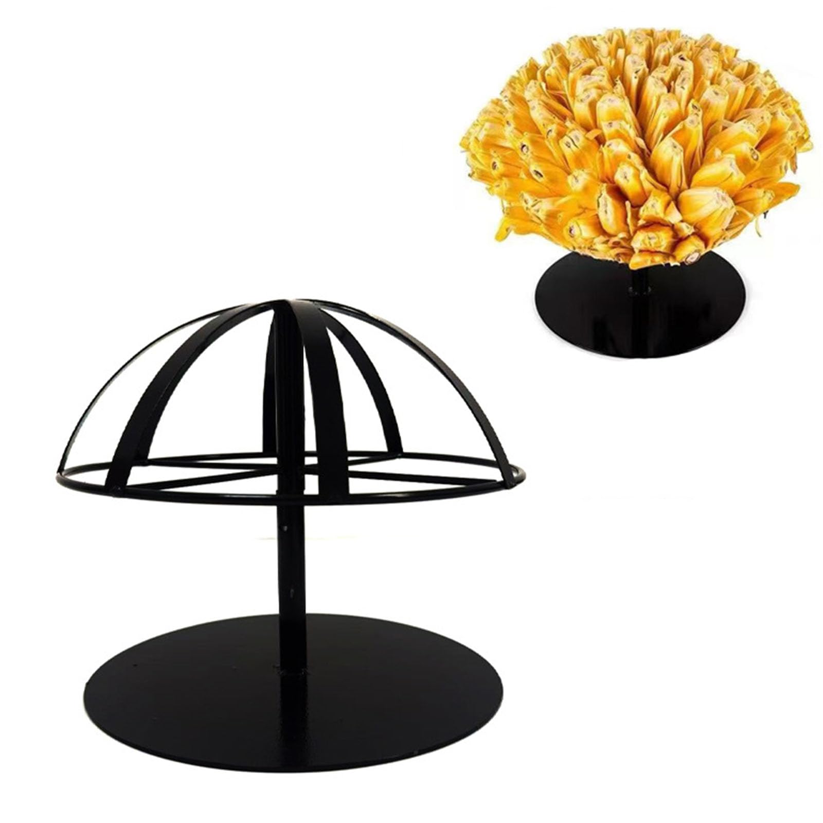 Generisch Jackfruit Vitrinenregal mit rostfreier Beschichtung, Black
