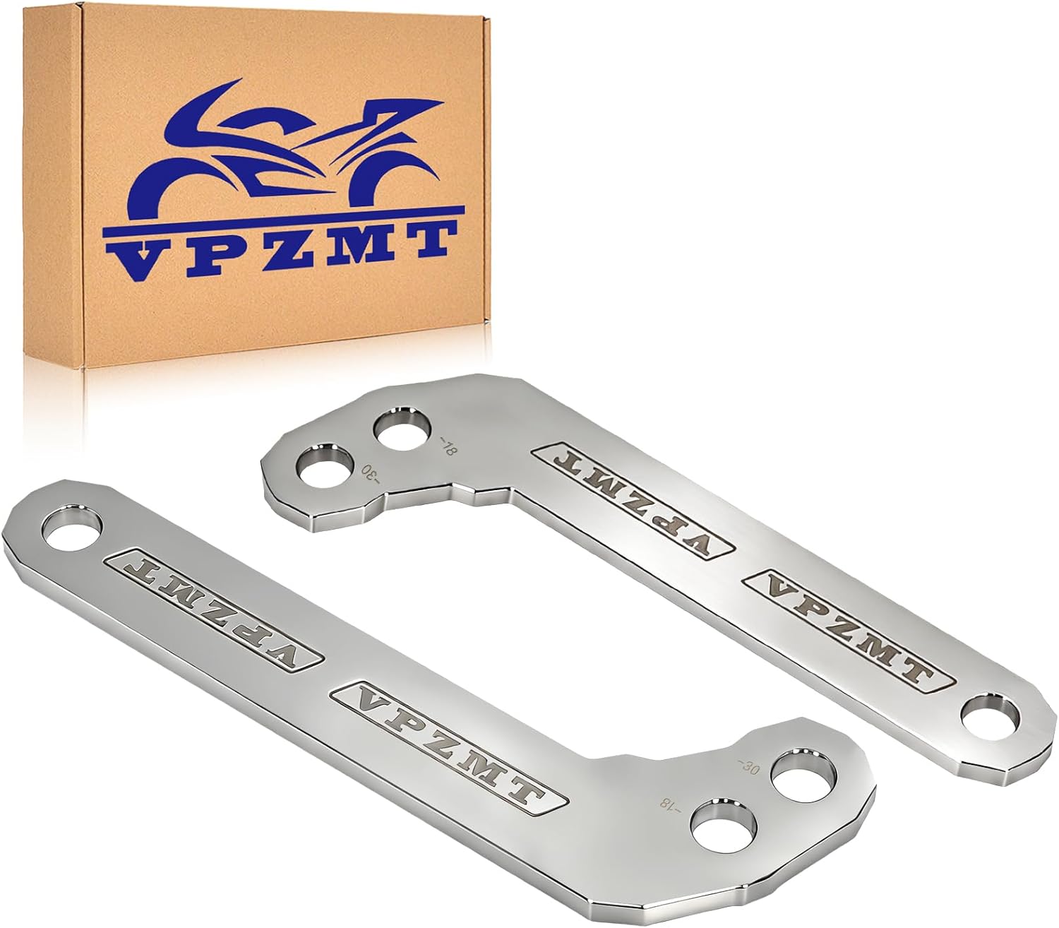 Adjustable Rear Lowering Kit Suspension Drop Links for Yamaha Tenere 700 Models 2019 2020 2021 2022 2023 2024, Replaces OEM Part# BW3-2217M-00-00, High Strength Stainless Steel