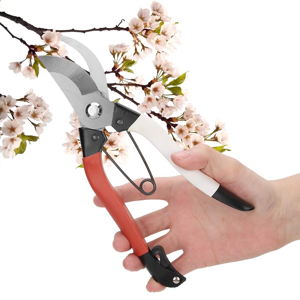Gartenschere, Gartenschere Edelstahl-Baumschere Pflanzenbaumzweig Blumenschere Werkzeuge Gartenschere für die Gartenarbeit