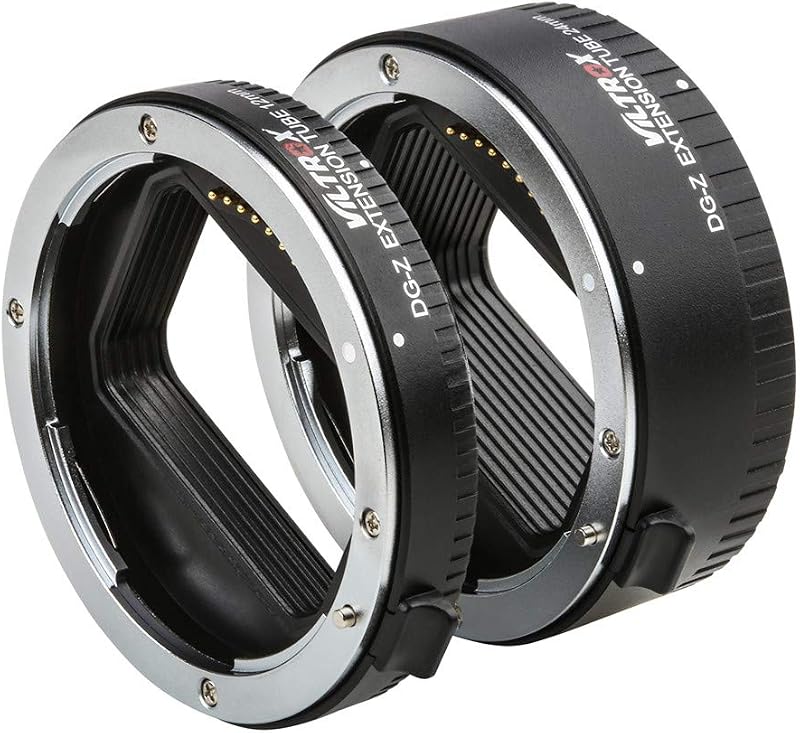 DG-Z Auto Focus AF Macro Extension Tube Ring Set 12mm,24mm for Nikon Z-Mount Mirrorless Camera Zfc Z5 Z50 Z6 Z6II Z7 Z7II for Macro Photography
