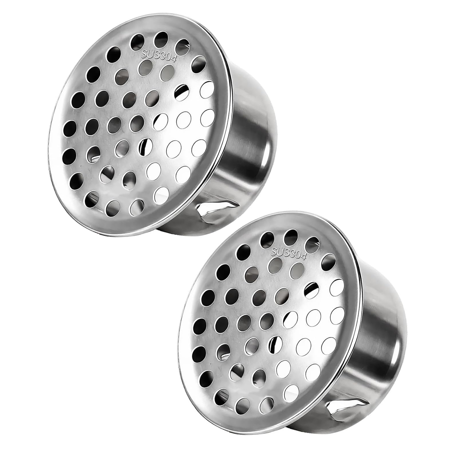 Cazstyk Multicolor 304 Stainless Steel Bathroom Drain Cover Set Featuring 2 Inch Hole For High Flows And Clog In Showers Efficient Shower Cover
