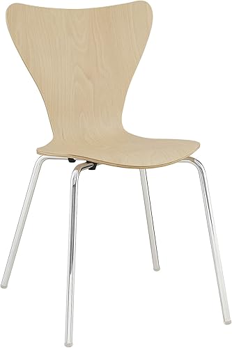 Modway Ernie Mid-Century - Silla moderna de madera apilable para cocina y comedor disponible en Yaxa Colombia