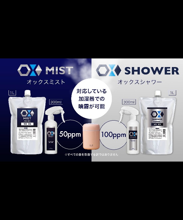 Amazon.co.jp: 特許製法 次亜塩素酸水 OXシャワー オックスシャワー 除