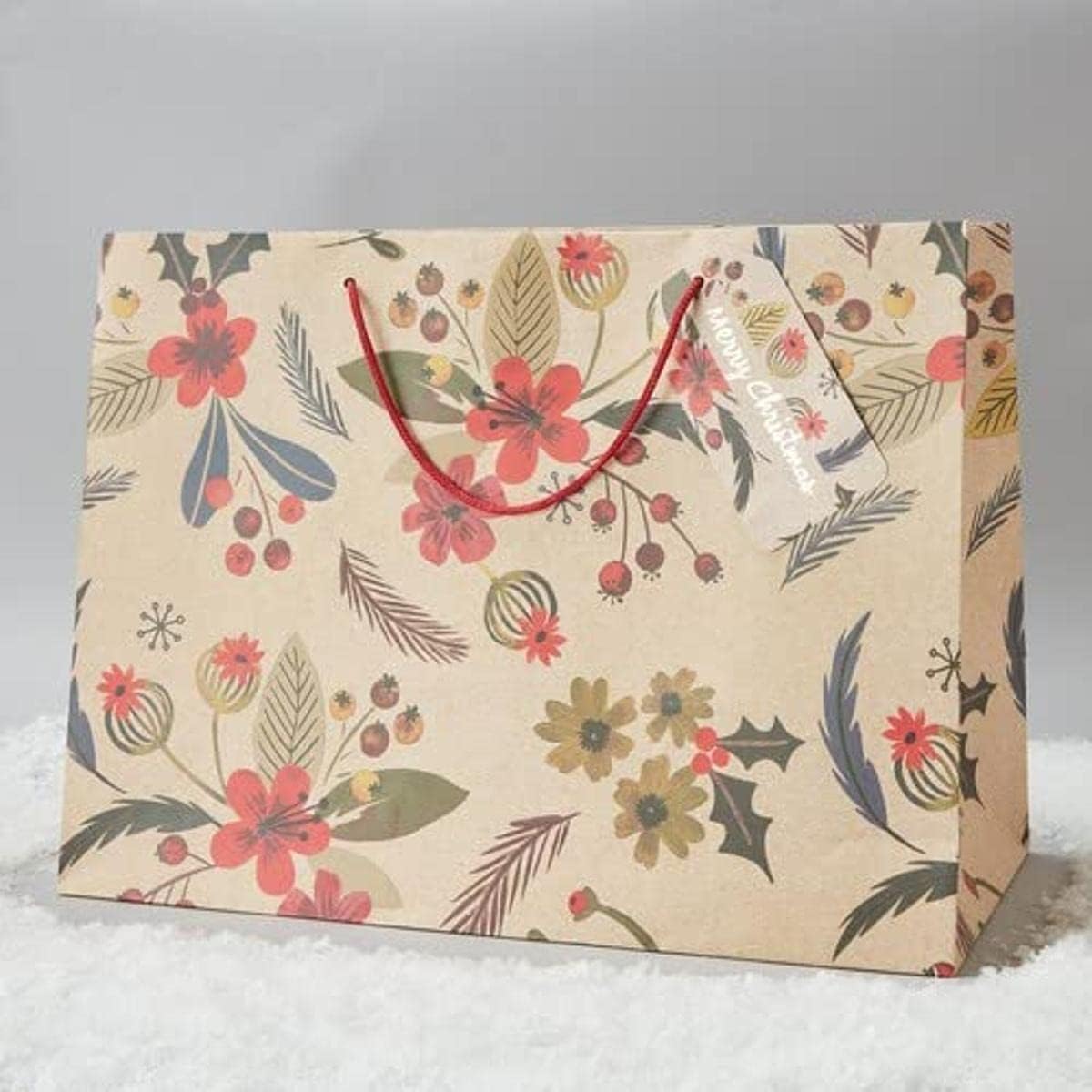 Morrisons Extra Large Gift Bag Craft Foliage Amazon.co.uk Stationery
