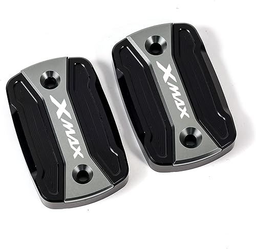 Miniatura 2 de MOWOK Tapa de depósito de líquido de frenos de motocicleta para Yamaha XMAX 300 250 125 XMAX300 2017-2020 2021 2022 Accesorios Cubierta de depósito