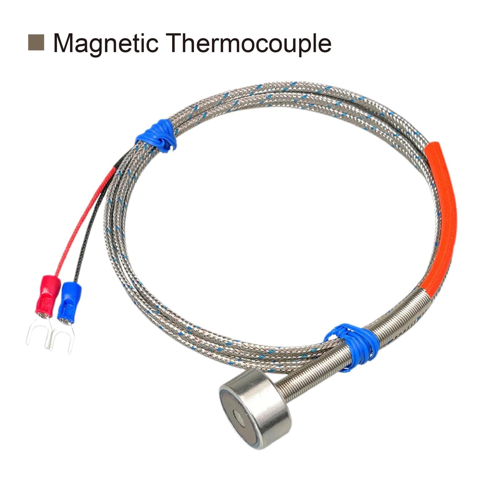 Sensor de termopar de superficie magnética tipo K/sonda de temperatura PT100(Pt100-1.5M -60-350)