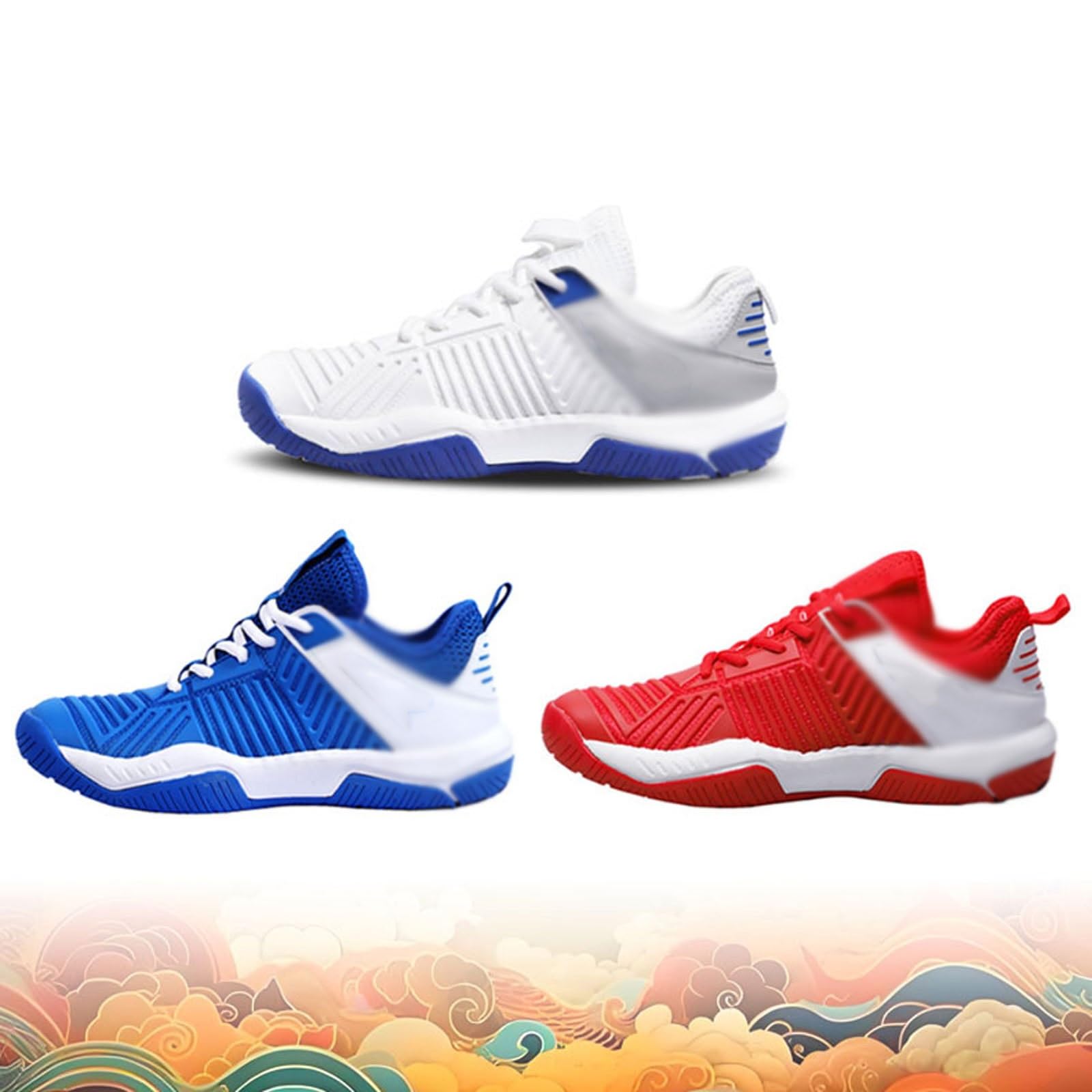 Zapato de Cancha Interior para Hombres y Mujeres Botas de Entrenamiento de Competición de Esgrima Zapato de Lucha Deportivo de Competición Zapato Competitivo Resistente Al Desgaste