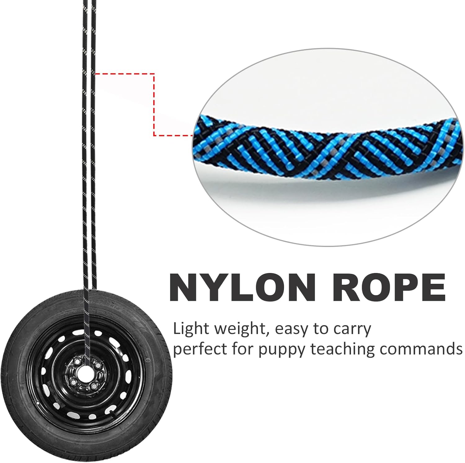 Reflective Long Dog Leash Slip Lead, No-Choking 12... 16 Reflective Long Dog Leash Slip Lead, No-Choking 12...