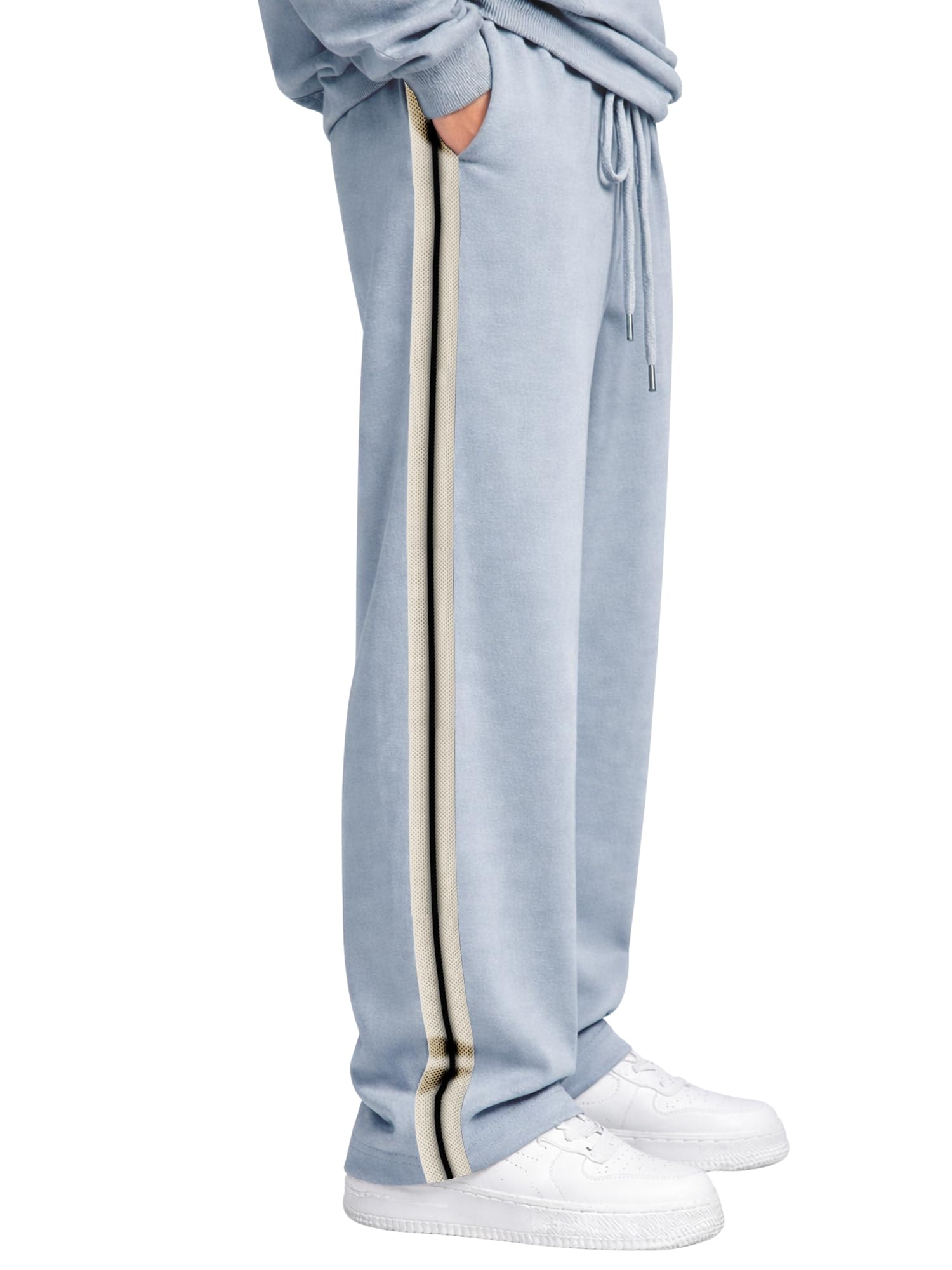 maniac Light Grey Stripex Pant for Men – Wide-Leg Pants-picture-28