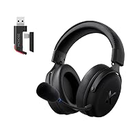 MCHOSE V9 Pro Cuffie da gaming wireless con microfono rimovibile