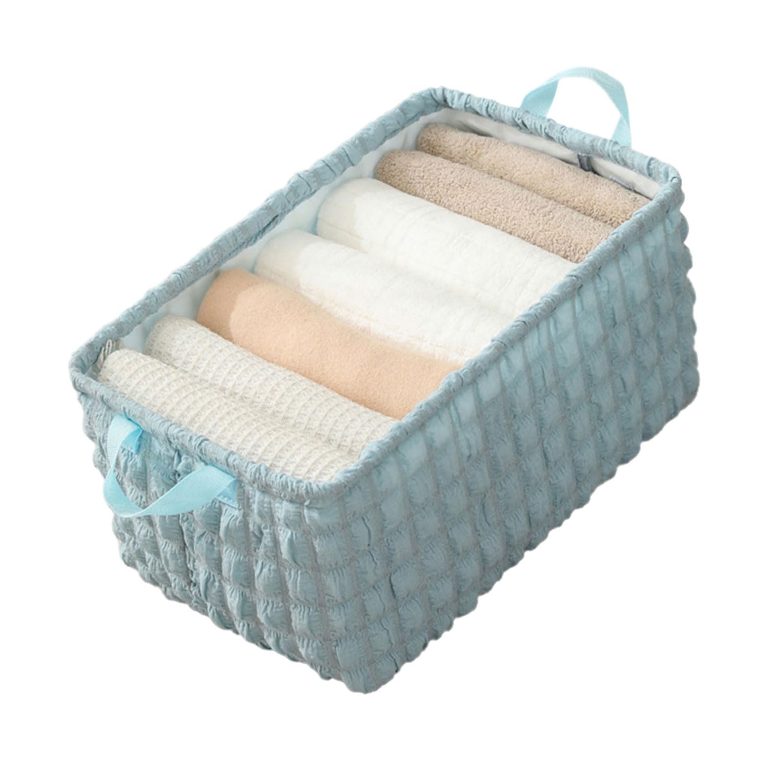 YWLUUOO Undergarment Holder Foldable Underwear Organiser for Home and Travel Socks Panties Storage Container with Dividers Home Organization Box
