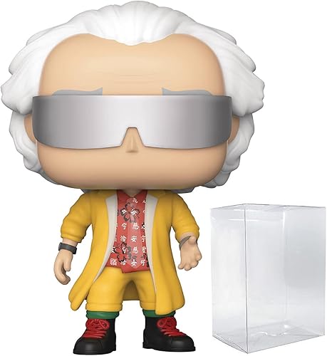 Back to The Future - Doc 2015 Dr. Emmett Brown Funko Pop! Figura de vinilo (encuadernada con funda protectora compatible con Pop)