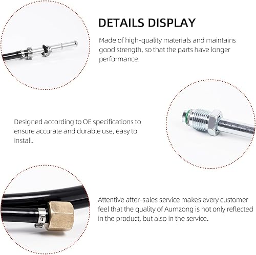 Miniatura 4 de Aumzong Kit de línea de combustible de nailon compatible con Chevrolet GMC 1988-1997 Chevrolet GMC Trucks Gas Motor Supply Return & Vapor Fuel Line