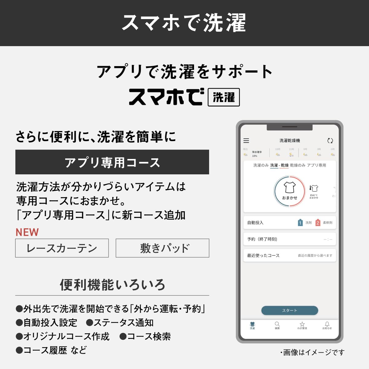 Amazon | パナソニック ドラム式洗濯乾燥機 10kg 液体洗剤・柔軟剤自動 