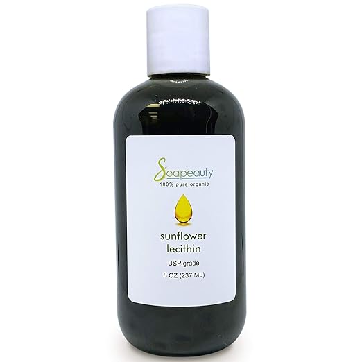 Sunflower Lecithin Liquid Oil Organic Cold Pressed