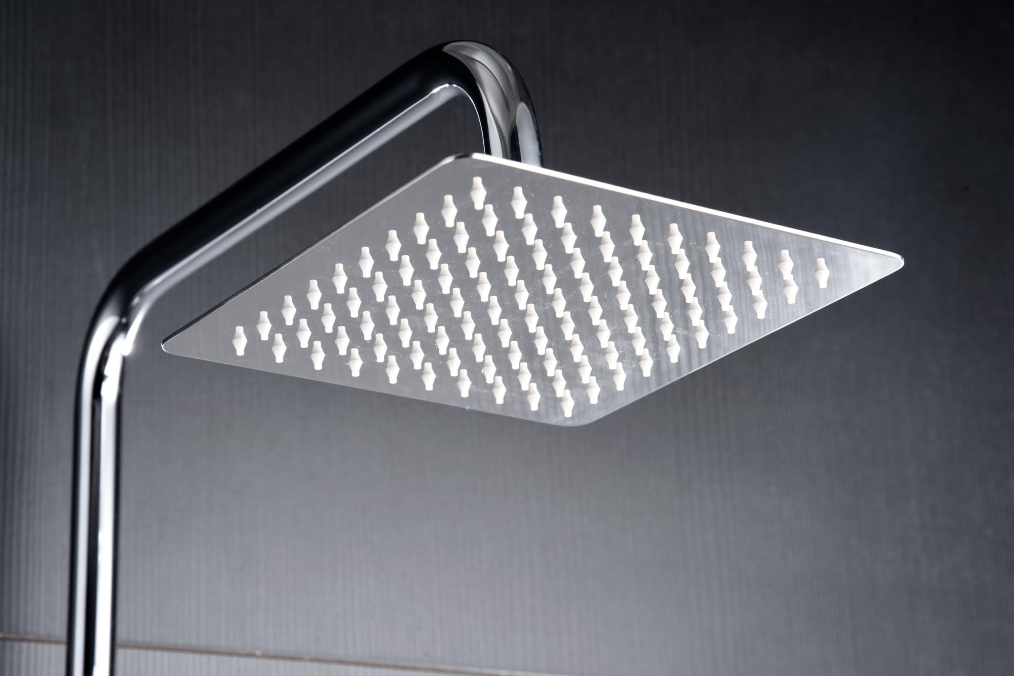 IMEX Grifo para Ducha Termostático - BTAR025 Grifo Ducha con Sistema TURN CLEAN, Extensible de Acero Inoxidable S.304, Acabado Moderno (cromado)