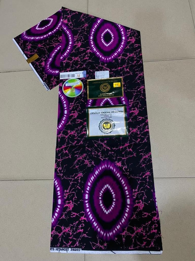 100% Cotton African Print Fabric (3188313) 6 Yards