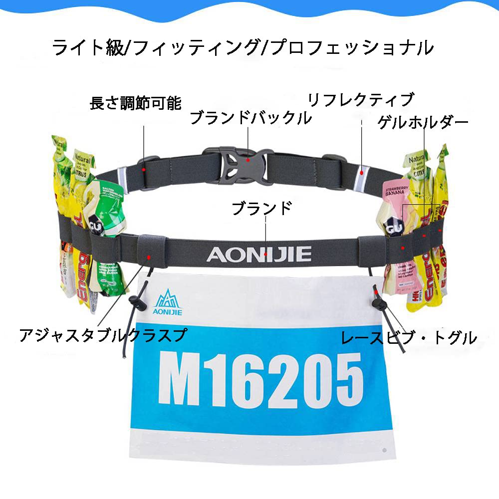 お値下げ　横浜マラソン、トライアスロン　8点セット Amazon | AONIJIE ナンバーベル トループ付き トライアスロン
