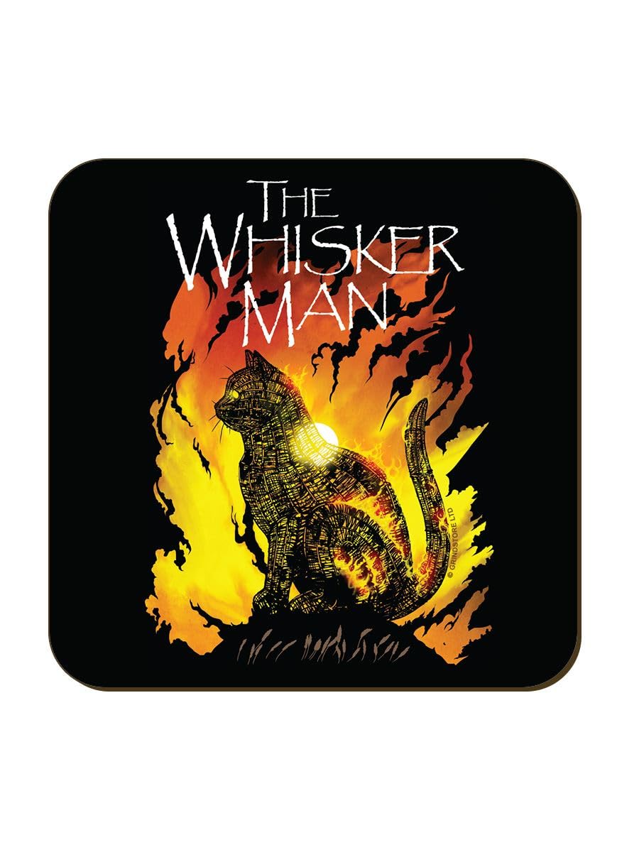 Grindstore Multicolour Horror Cats The Whisker Man Coaster