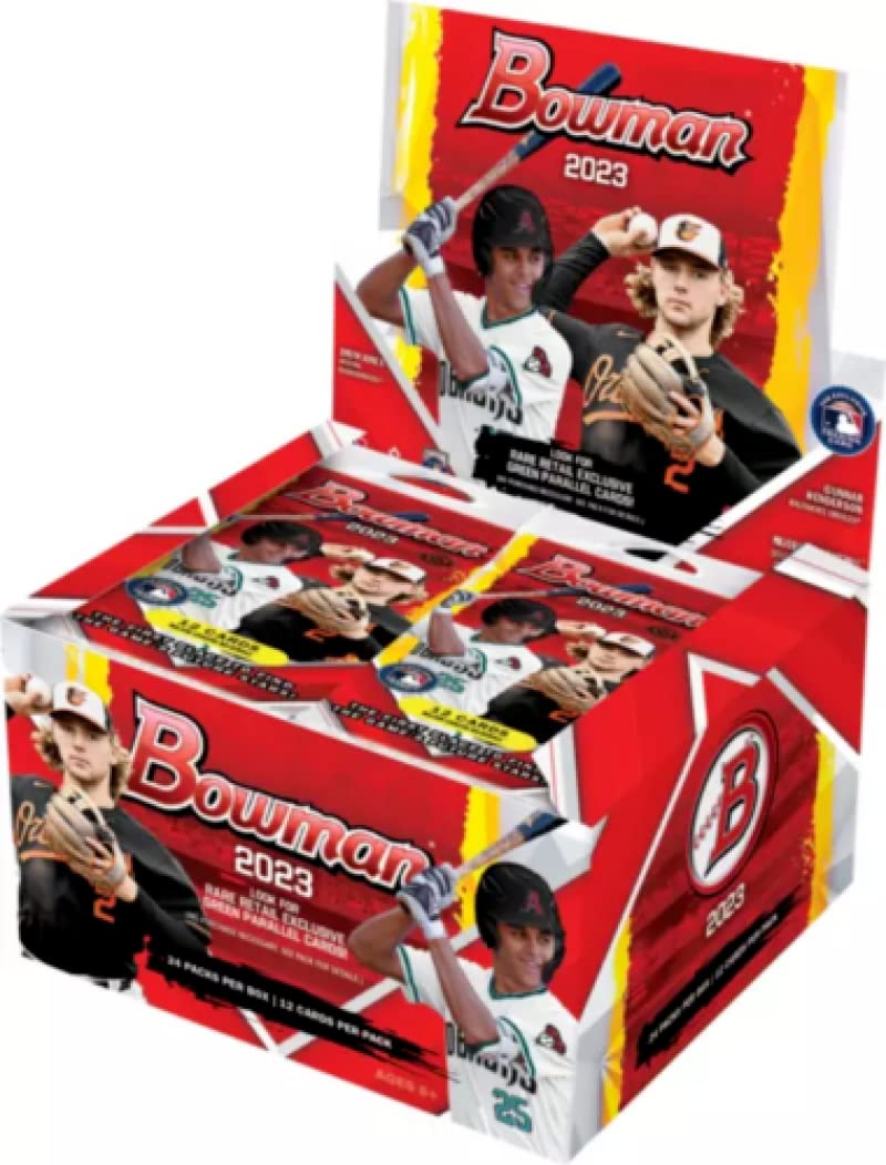 Amazon.com: 2023 Bowman MLB Baseball Factory Sealed Retail Box 24