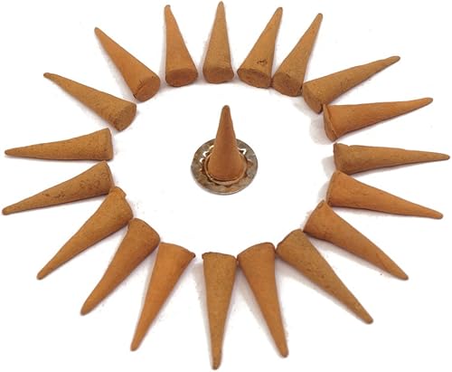 Miniatura 3 de Ikshvaku Tulasi Lobhan - Combo de conos de incienso de sándalo