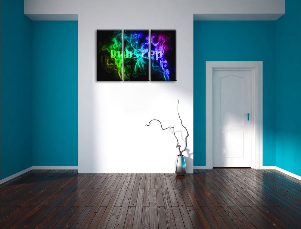 Pixxprint Musica Electro Dubstep Stampa su Tela 3 Parti Artistica murale