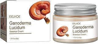 Creme Poros, Creme Dia e Noite com Extrato Ervas, Hidratação Profunda Diária Ganoderma Lucidum Hidratante Facial para Reparar a Pele Opaca, Clarear Linhas