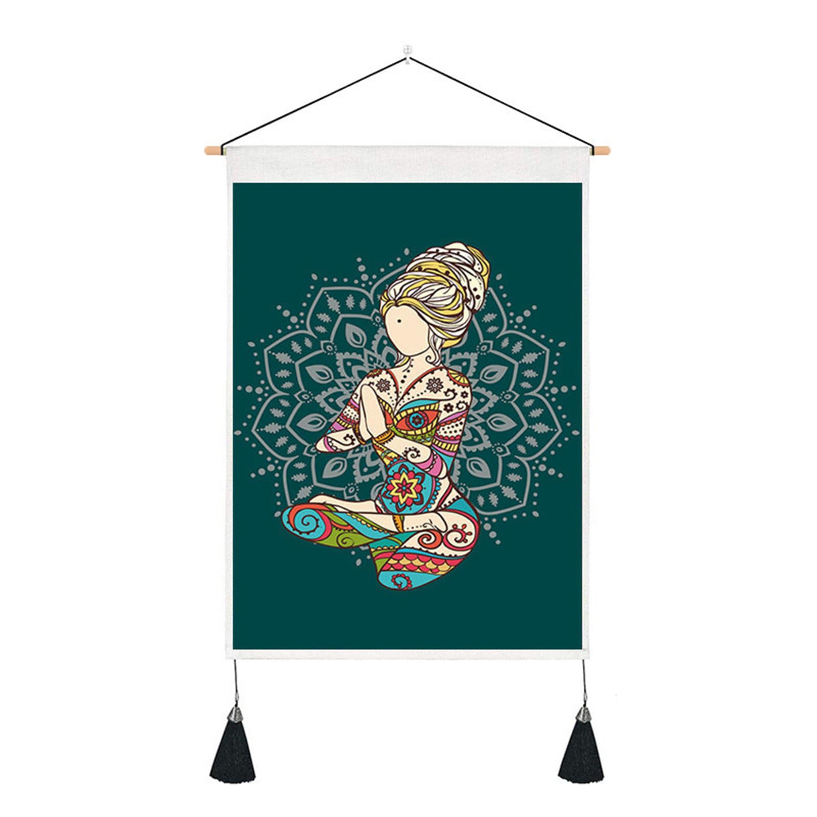 Jazuaiao Studios Wall Hanging Tapestry Wall Art for Calm Environment Durability Fabric Fading Resist Easy Installation Interior Designing Tapestry