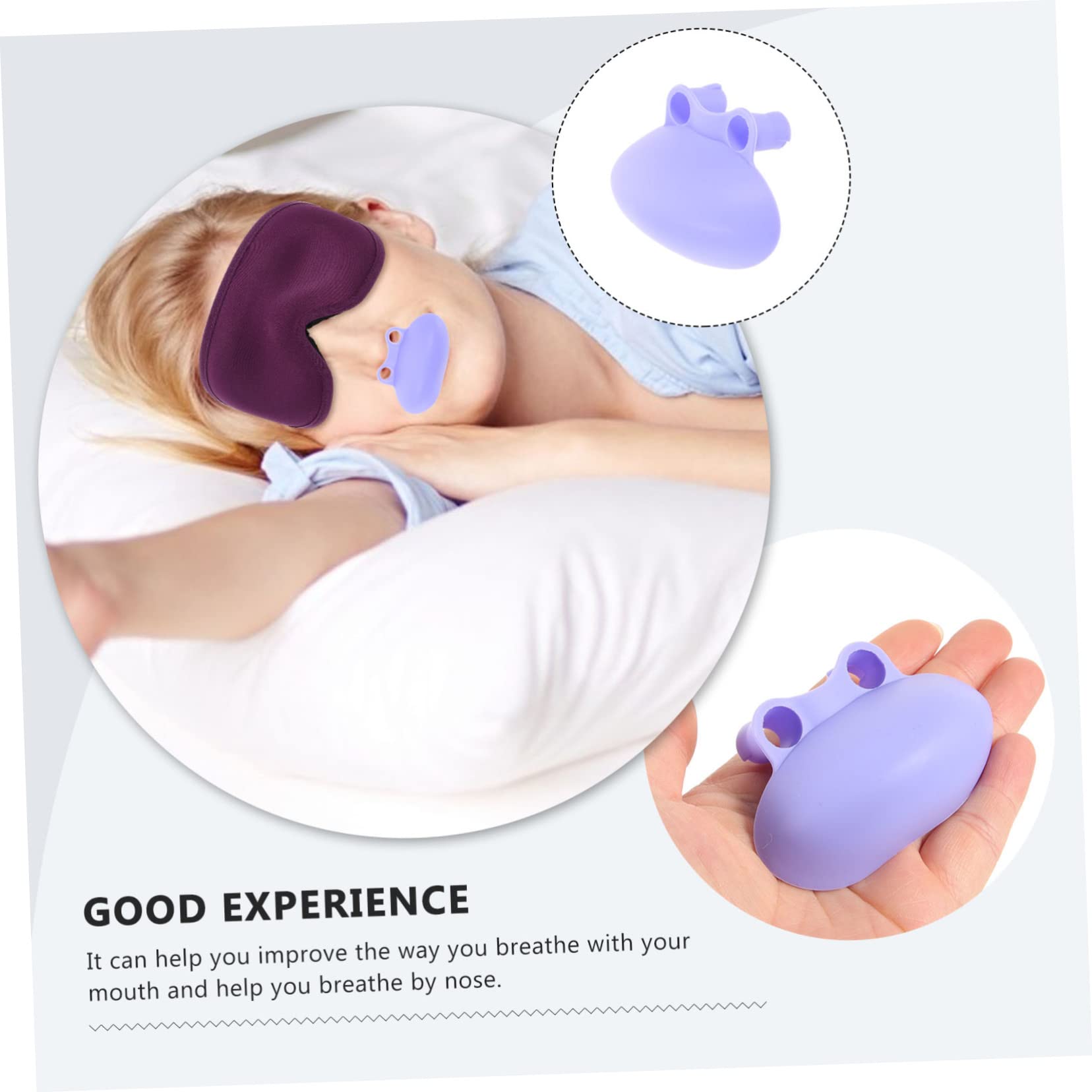 LALAFINA 5 Piezas Dispositivo Antironquidos Mini de Flexible para Nariz Ventilación Nasal Portátil para Detener Ronquidos y la del