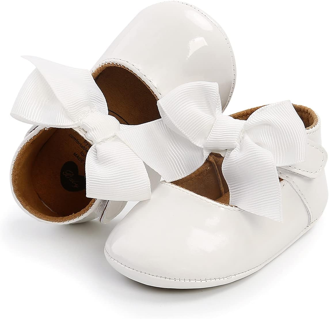 Baby Shoes Mary Jane Flats Non Slip Soft Sole Infant Toddler Sneakers First Walkers Party Christmas Dress Shoes - Image 5