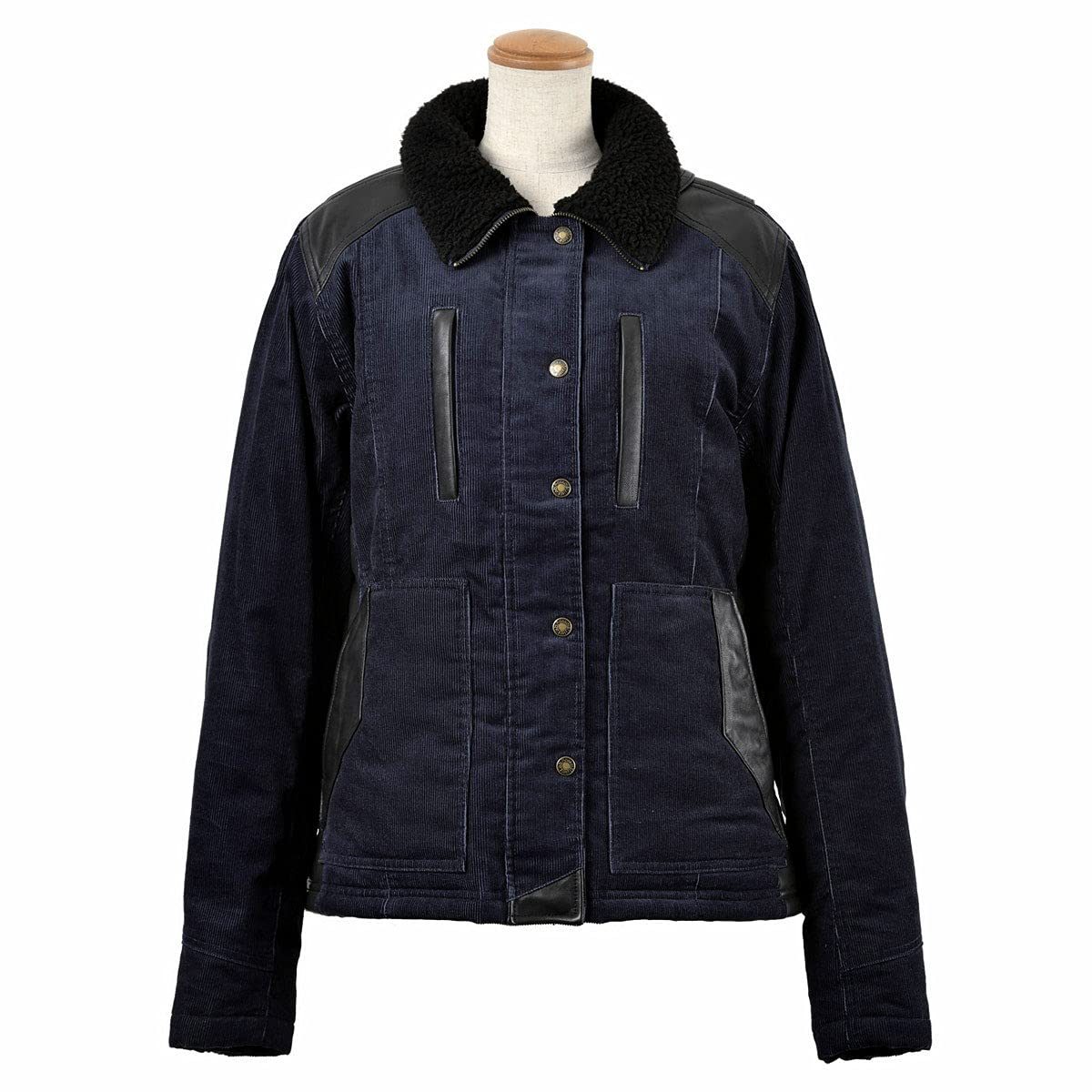 【得★61％引】ロッソ　ROJ-972　ネイビー（LL）コーデュロイジャケット Amazon.co.jp: ロッソ(Rosso) バイク用レディースジャケット