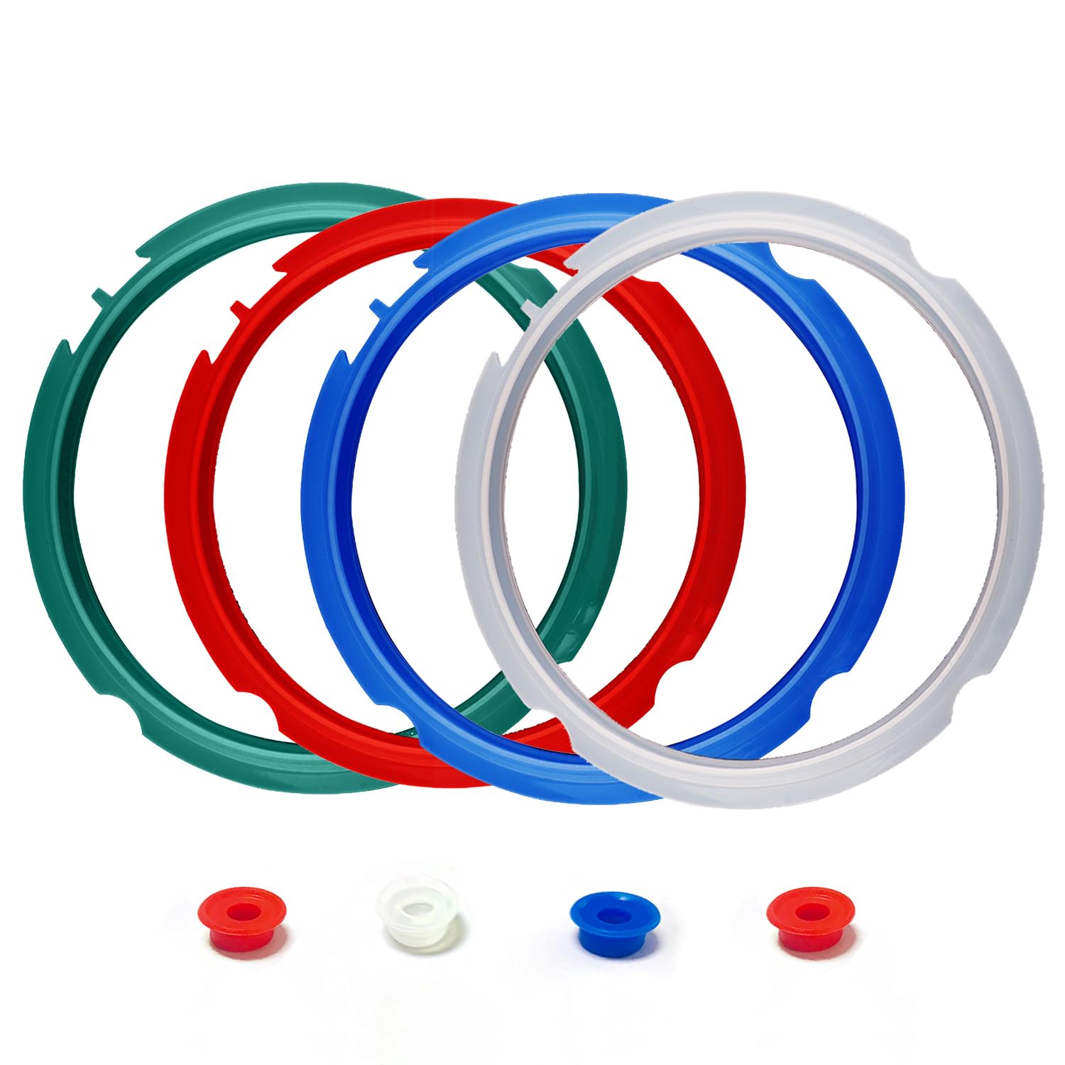 4-Pack Silicone Sealing Rings for InstaPot 3QT