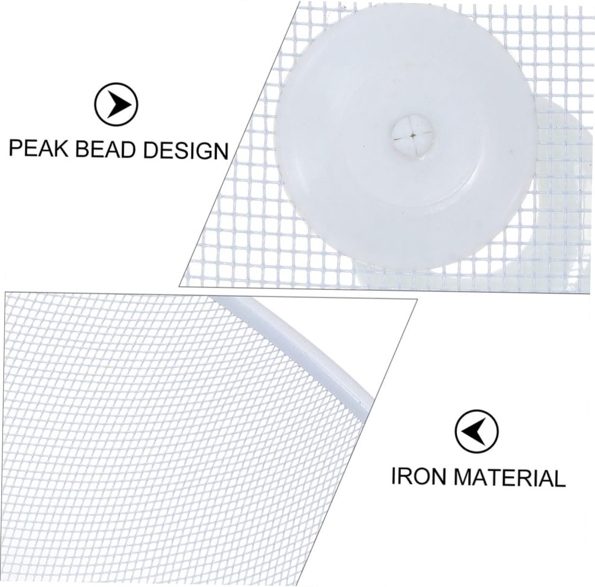 2-piece Iron Food Cover Food Net Covers Mesh Net for Indoor and Outdoor Use